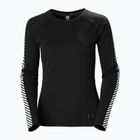 Bluză termică damă Helly Hansen Lifa Active Stripe Crew black
