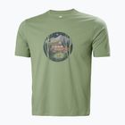 Helly Hansen cămașă de trekking pentru bărbați F2F Organic Cotton 2.0 verde 63340_406