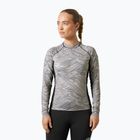 Longsleeve de înot pentru femei Helly Hansen Waterwear Rashguard pink cloud wave