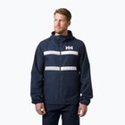 Jachetă de navigație pentru bărbați Helly Hansen Salt Striped Windbreaker navy
