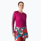 Bluză termică damă Helly Hansen Lifa Active Stripe Crew magenta 2.0