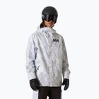 Geacă de schi pentru bărbați Helly Hansen Ullr D Shell Graphic grey fog snow camo aop