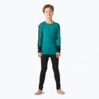 Set de lenjerie termoactivă pentru copii  Helly Hansen JR Lifa Merino Midweight signal green