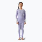 Set de lenjerie termoactivă pentru copii Helly Hansen JR Lifa Merino Midweight bright lavender