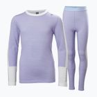 Set de lenjerie termoactivă pentru copii Helly Hansen JR Lifa Merino Midweight bright lavender