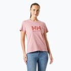 Tricou pentru femei Helly Hansen Logo 3.0 pink salt