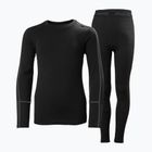 Set de lenjerie termoactivă pentru copii Helly Hansen JR Lifa Merino Midweight black
