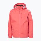 Geacă de navigație pentru copii Helly Hansen Crew Hooded Jr 41813 sunset pink