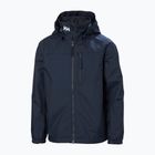 Geacă de navigație pentru copii Helly Hansen Crew Hooded Jr 41813 navy