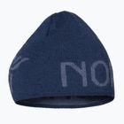 Căciulă de iarnă NORRONA MerinoUll Logo Beanie indigo night melange