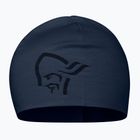 Căciulă de iarnă NORRONA PureUll 180 Beanie indigo night