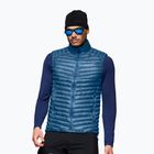Vestă NORRONA Trollveggen Down800 Super Light dark blue
