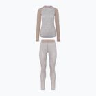 Set de lenjerie termoactivă pentru femei KARI TRAA Kaia light grey melange