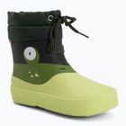 Cizme de cauciuc pentru copii Viking Footwear Alv Barefoot Paw Print verde deschis/verde