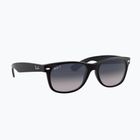 Ochelari de soare Ray-Ban New Wayfarer Classic black matte/blue gradient