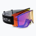 Ochleari de schi Smith Squad XL black/chrp sun red mirror/chrp storm yellow flash