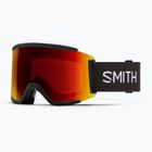 Ochleari de schi Smith Squad XL black/chrp sun red mirror/chrp storm yellow flash