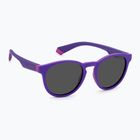 Ochelari de soare polarizați pentru copii Polaroid PLD 8048/S lilac violet/gri