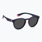 Ochelari de soare polarizați pentru copii Polaroid PLD 8048/S albastru roz/gri