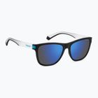 Ochelari de soare polarizați Polaroid PLD 2138/S negru mat albastru/oglindă albastră