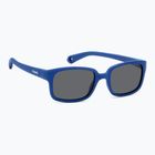 Ochelari de soare pentru copii Polaroid PLD K008/S matte blue/grey polarized