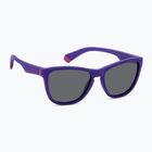 Ochelari de soare polarizați pentru copii Polaroid PLD 8056/S violet mat/gri