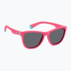 Ochelari de soare pentru copii Polaroid PLD 8056/S matte pink/grey polarized
