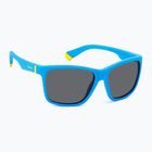 Ochelari de soare pentru copii Polaroid PLD 8057/S matte blue/grey polarized