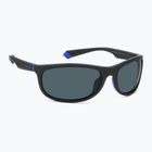 Ochelari de soare polarizați Polaroid PLD 2154/S negru mat albastru/albastru
