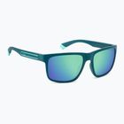 Ochelari de soare pentru bărbați Polaroid PLD 2157/S matte teal/greygreen mirror polarized