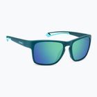 Ochelari de soare pentru bărbați Polaroid PLD 7052/S matte teal/green mirror polarized high contrast