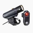 Set de faruri pentru bicicletă Kryptonite Street F-300/Avenue R-30 set black