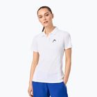 Tricou de tenis pentru femei HEAD Club 25 Tech Polo W white