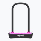 Lacăt de bicicletă OnGuard Neon 8152PN U-Lock black/pink