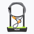 Lacăt de bicicletă OnGuard Neon 8154GR U-Lock black/green