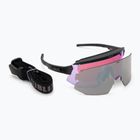 Ochelari de soare Bliz Breeze Small Nano Optics Nordic Light negru mat/begonia/albastru violet