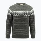 Pulover pentru bărbați Fjällräven Övik Knit Sweater dark grey/grey