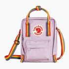 Borsetă Fjällräven Kanken Rainbow Sling 2,5 l pastel lavender/ rainbow