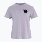 Tricou pentru femei Fjällräven Fox Boxy Logo lavender mist
