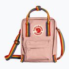Pliculeț Fjällräven Kanken Rainbow Sling 2,5 l chalk rose/rainbow
