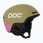 Cască de schi POC Obex Contour olivine green matt/thulite pink matt