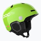 Cască de schi pentru copii POC POCito Fornix MIPS fluorescent yellow/green
