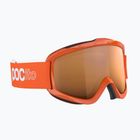 Ochelari de schi pentru copii POC POCito Iris fluorescent orange/partly sunny light orange