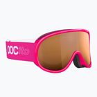 Ochelari de schi pentru copii POC POCito Retina Jr S2 fluorescent pink/partly sunny light orange