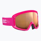 Ochelari de schi pentru copii POC POCito Opsin fluorescent pink/partly sunny light orange