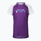 Tricoul de ciclism pentru copii POC Essential MTB sapphire purple/hydrogen white