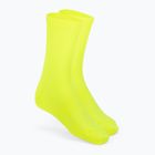 POC Fluo Sock Mid șosete de ciclism galben fluorescent/verde