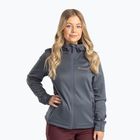 Tricou de trekking pentru femei Pinewood Finnveden Hoodie d.storm albastru