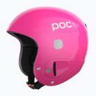 Cască de schi pentru copii POC POCito Skull fluorescent pink