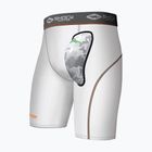 Pantaloni scurți pentru sporturi de luptă pentru bărbați Shock Doctor AirCore Cup Compression white